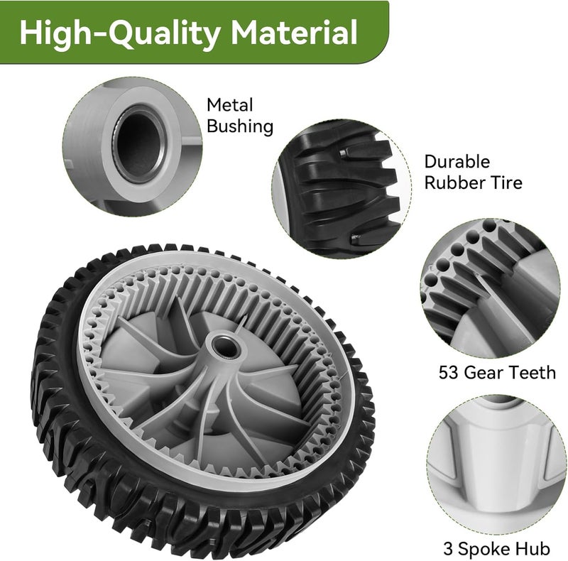 ranwin 532401274 Front Drive Wheels Fit for HU Mower - Front Drive Tires Wheels Fit for HU Self Propelled Lawn Mower Tractor, Wheel for HU700F, 2 Pack - Image 5